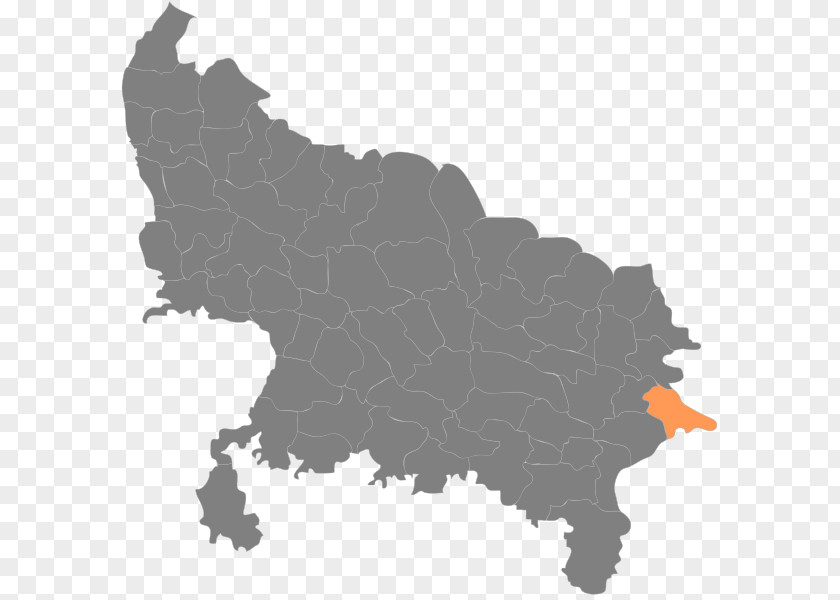 Map Lucknow Aligarh, Uttar Pradesh Kasganj Barabanki District Blank PNG