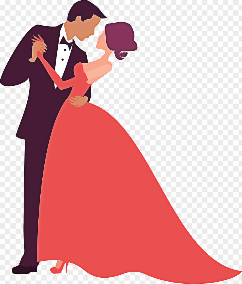 Style Formal Wear Wedding Couple Silhouette PNG