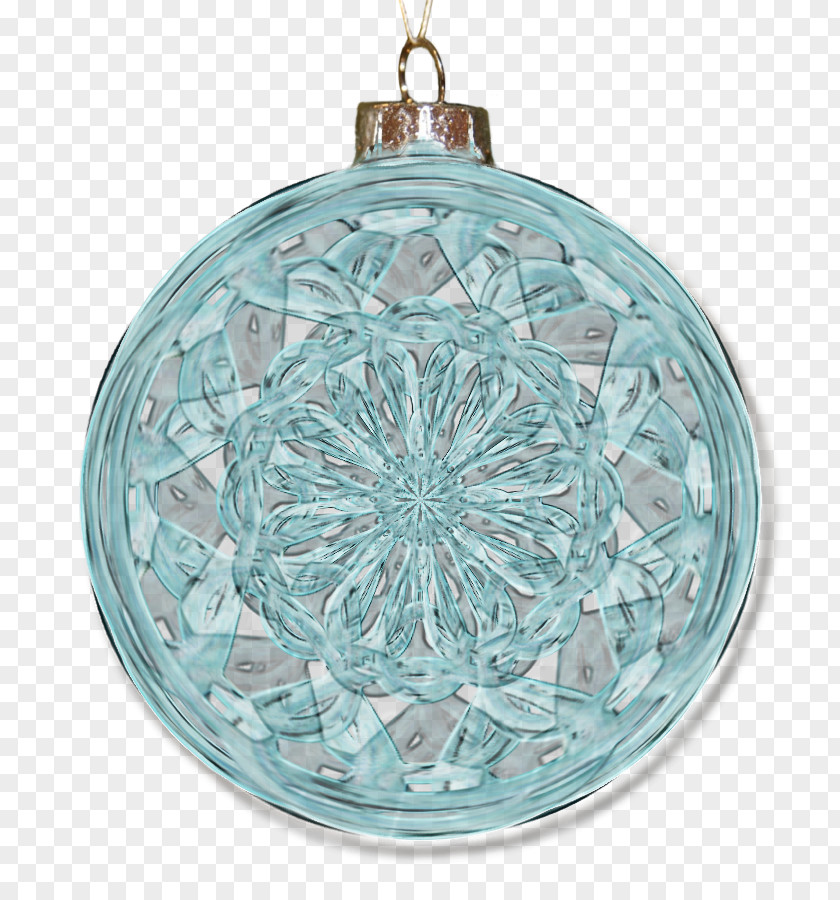 Baubles Turquoise Glass Christmas Ornament Teal PNG