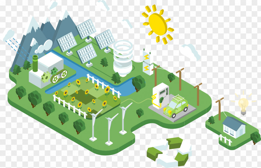 Green Ecological Technology Nature Renewable Energy Development Sustainability Turbine PNG