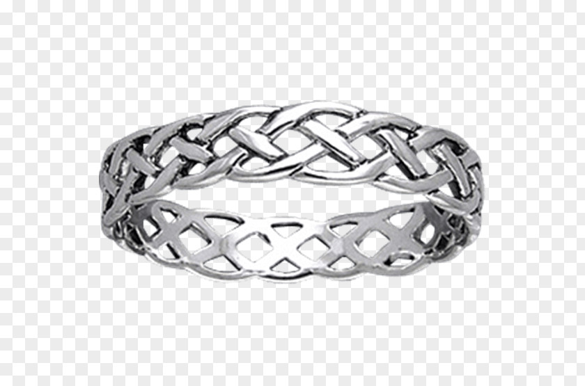 Ring Bracelet Celtic Knot Silver Jewellery PNG
