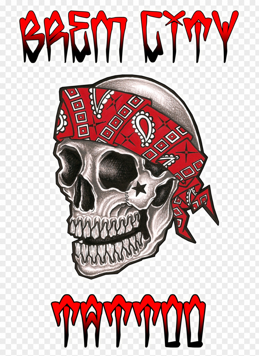 Skull Logo Brand Font PNG
