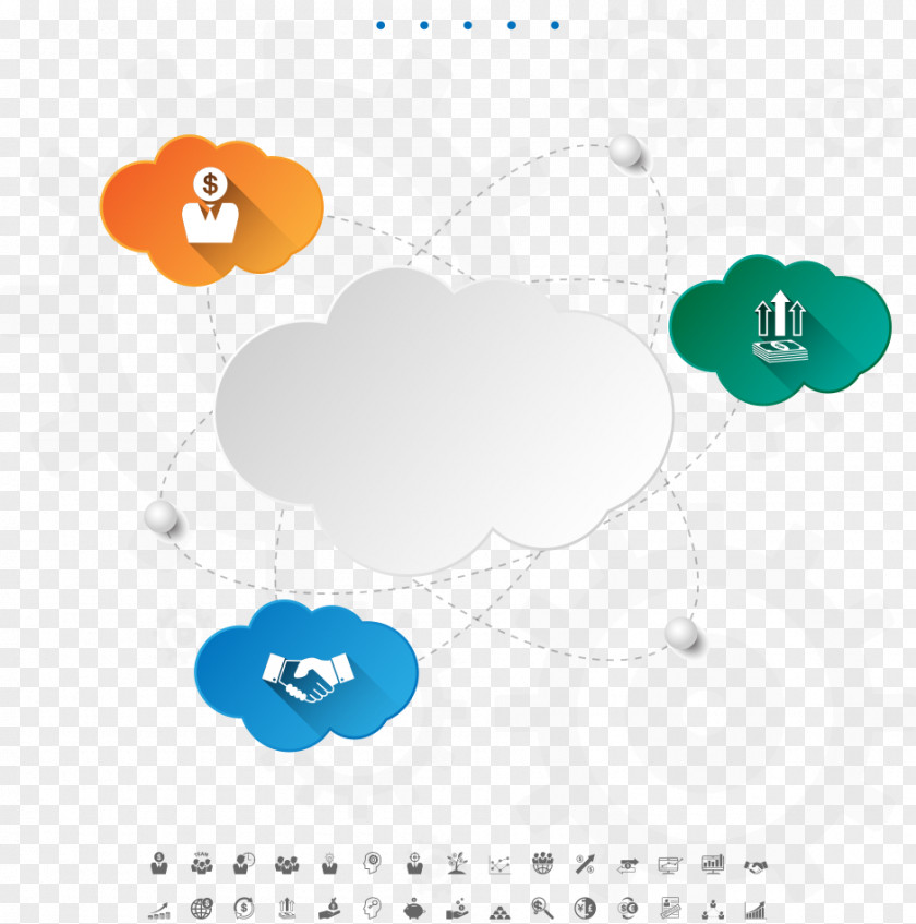 Vector Cloud Service Information PNG