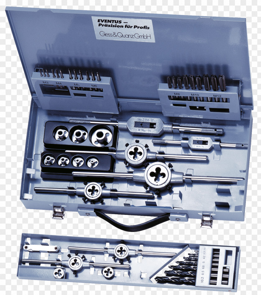 Cassette Set Tool Tap And Die Threading Cutting PNG