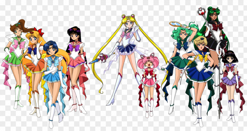 Scout Sailor Moon Senshi Venus Mars Pluto PNG