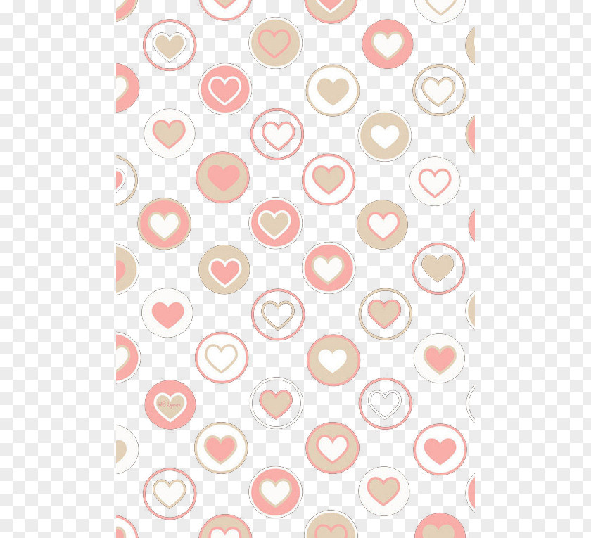 Small Floral Pattern Heart Element PNG