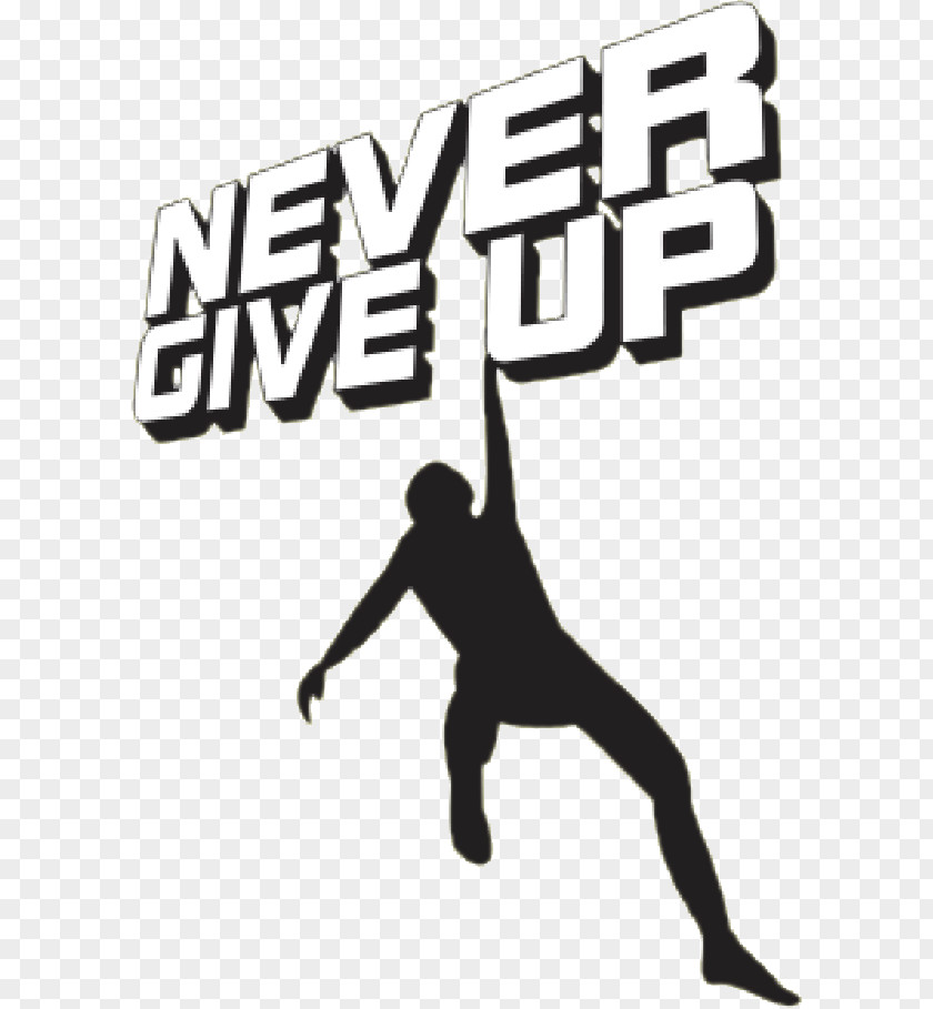 Bled Never Give Up Logo Project English PNG