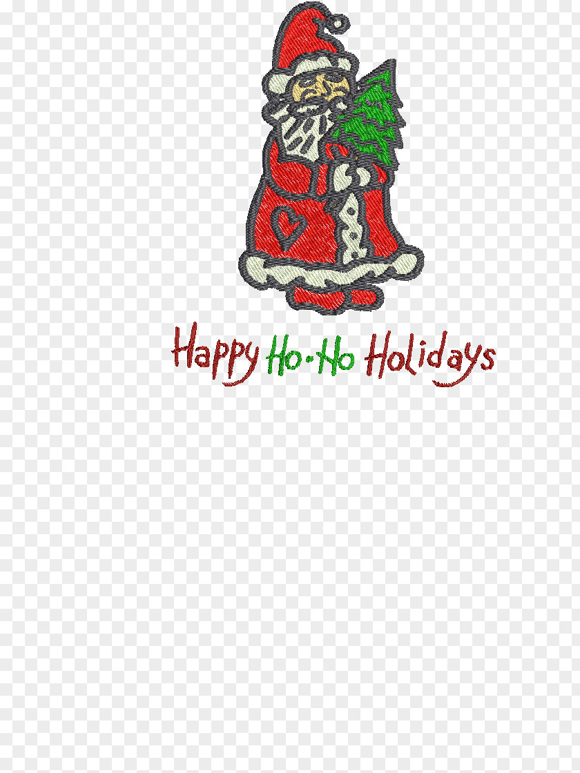 Christmas Tree Santa Claus Ornament Logo PNG