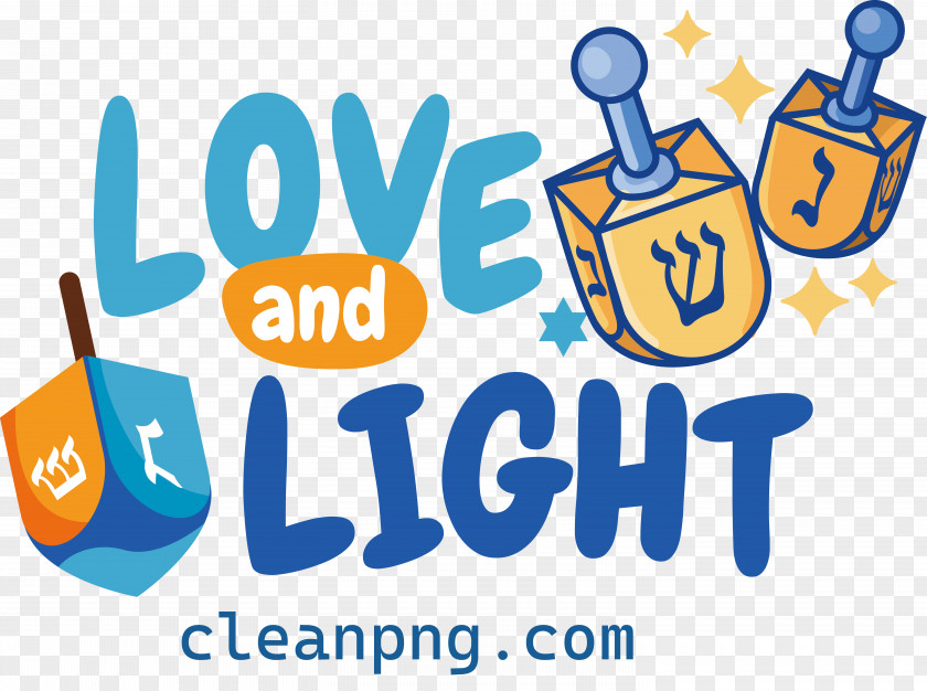 Happy Hanukkah Love Light PNG