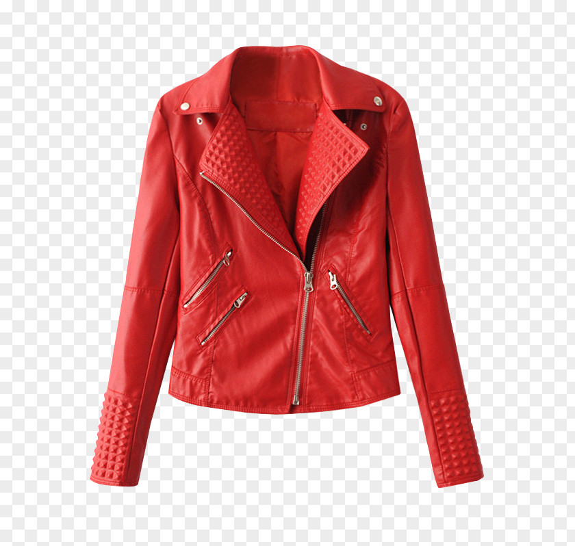 Leather Windbreaker Jacket Coat Clothing PNG