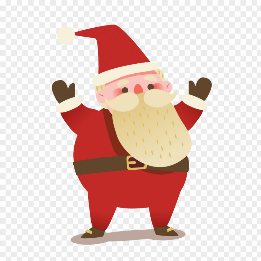 Santa Belt Claus Reindeer Christmas Day Vector Graphics Decoration PNG