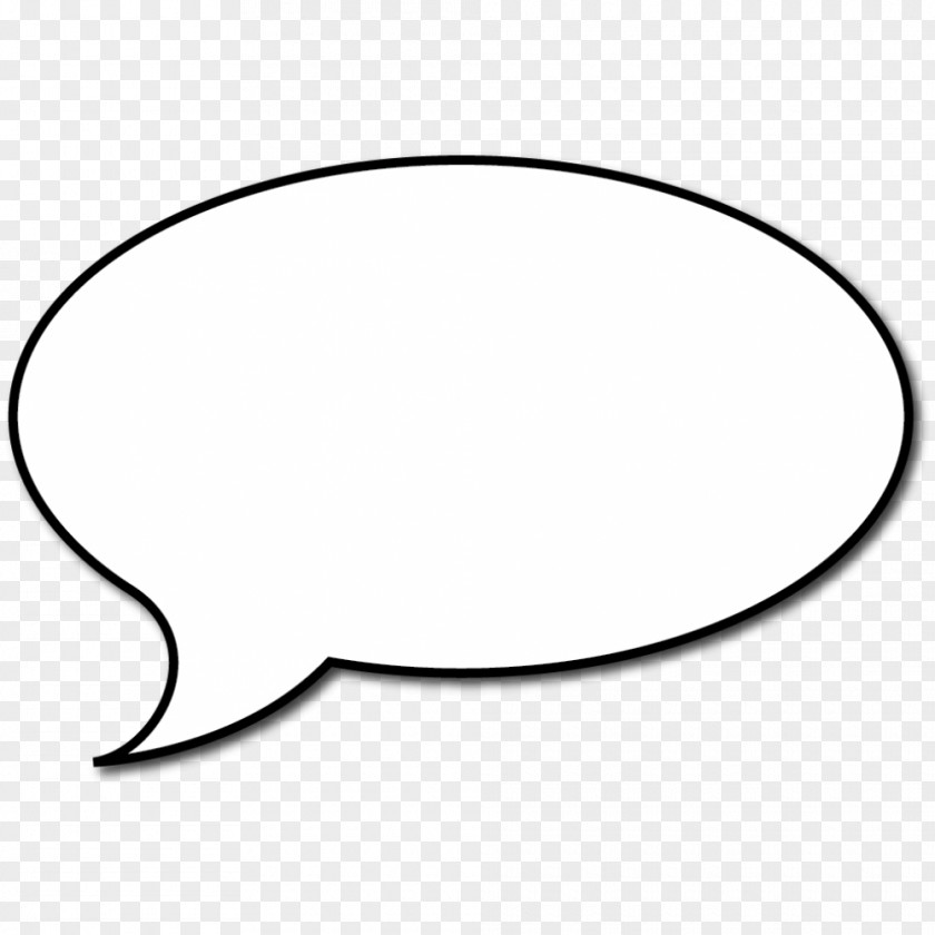 Speech Line Art White Circle Black Clip PNG