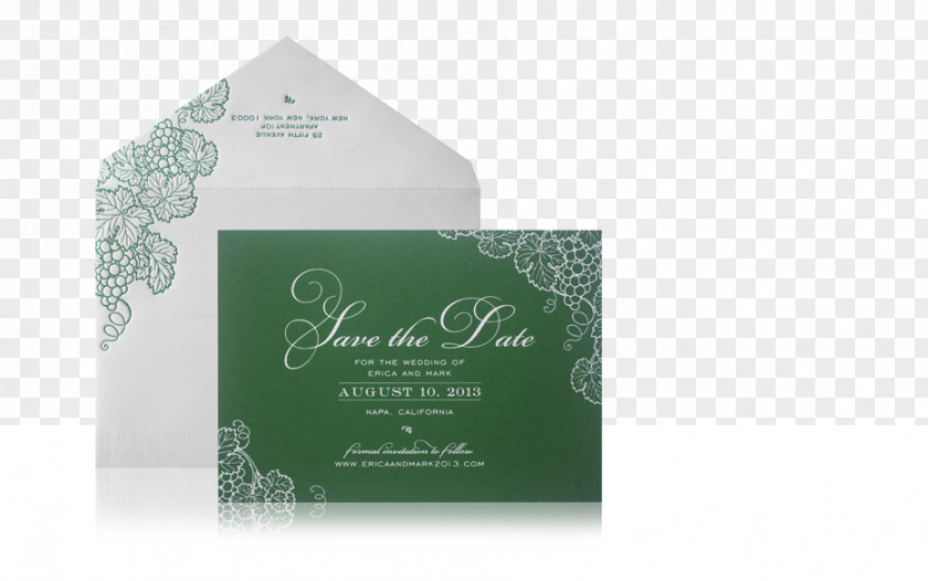 Wedding Invitation Laser Cut Green Font Convite PNG