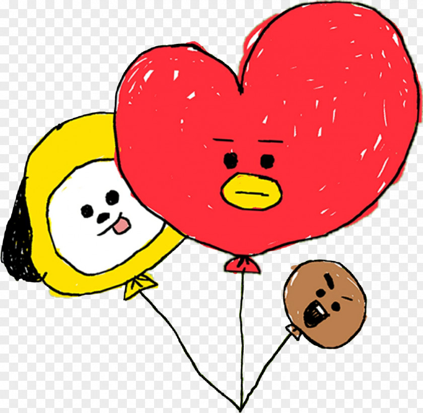 Bt21 BTS Drawing Fan Art PNG