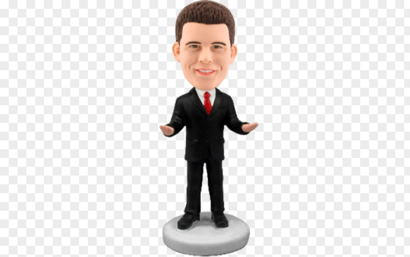 Business Bobblehead Businessperson Suit Consultant PNG