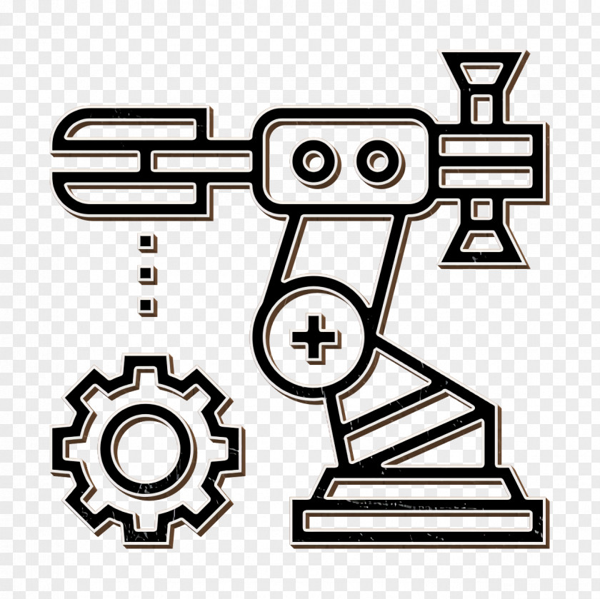 Coloring Book Symbol Robot Icon Robotics Engineering Assembly PNG