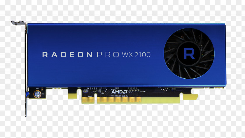 Computer Graphics Cards & Video Adapters AMD Radeon Pro WX 2100 GDDR5 SDRAM PNG