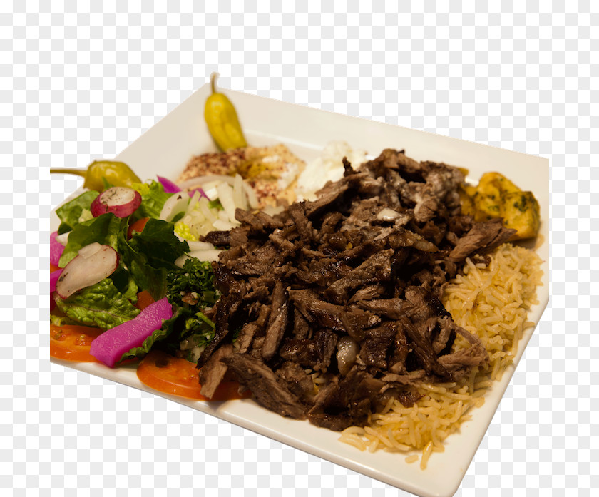Shawarma Meal Middle Eastern Cuisine Hummus Pita Meat PNG