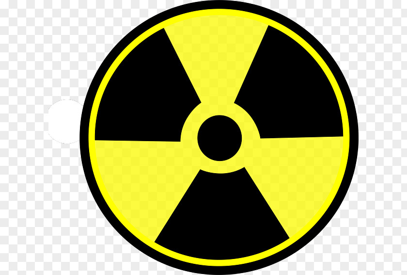 Symbol Radioactive Decay Radiation Hazard Clip Art PNG
