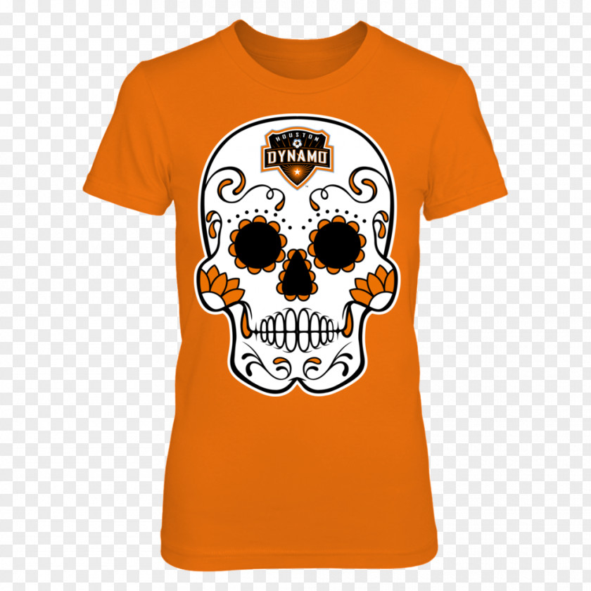 Sugar Skulls T-shirt Hoodie Houston Dynamo Clothing PNG