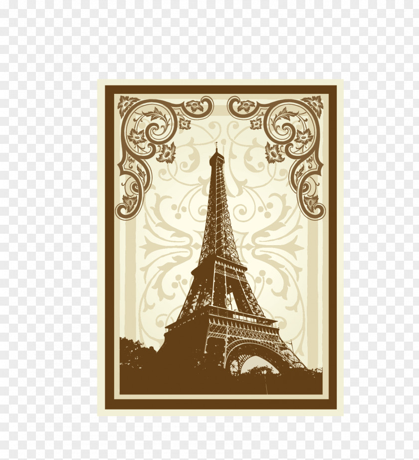 Vintage British Stamp Eiffel Tower Notre-Dame De Paris Willis Of London Taipei 101 PNG