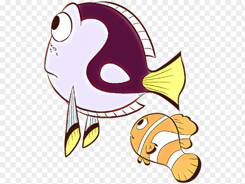Tail Line Art Fish Cartoon PNG