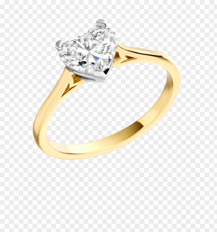 Wedding Rings Heart Ring Body Jewellery Diamond PNG