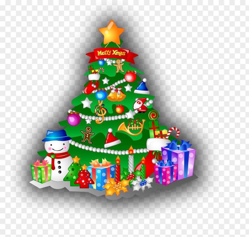 Christmas Tree Illustration PNG