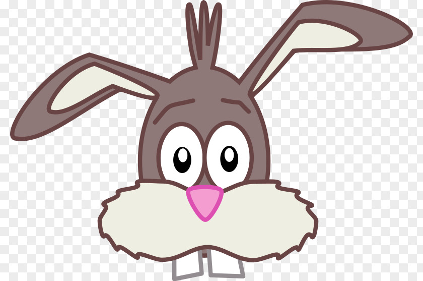 Funny Bunny Cliparts Easter Hare Rabbit Clip Art PNG