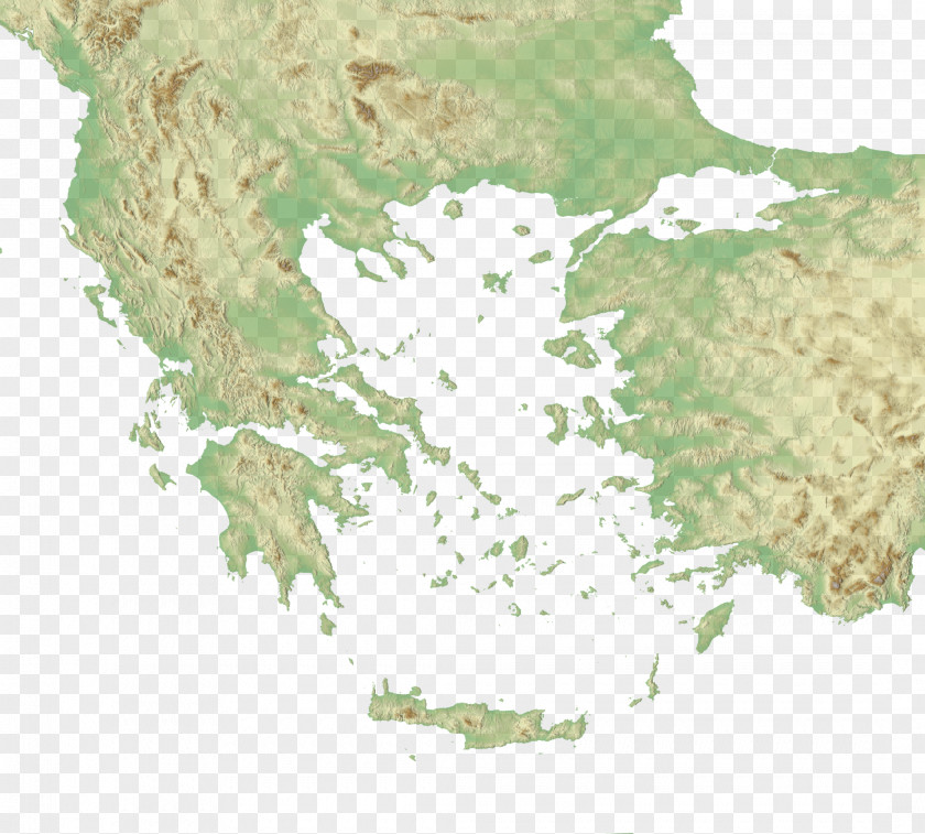 Greece Aegean Islands Delos Ancient Blank Map PNG
