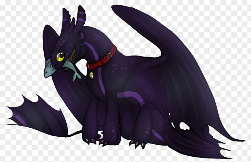 Night Fury Cat Dragon Cartoon Demon PNG