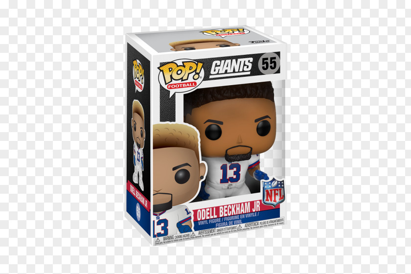 Odell Beckham New York Giants NFL Funko England Patriots Action & Toy Figures PNG