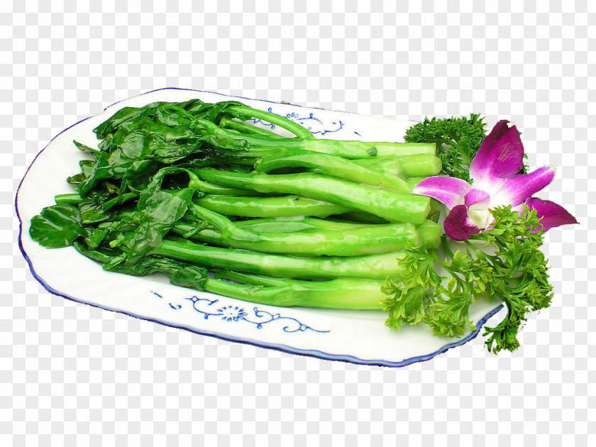 Sautéed Kale Chinese Broccoli Cuisine Stir Frying PNG