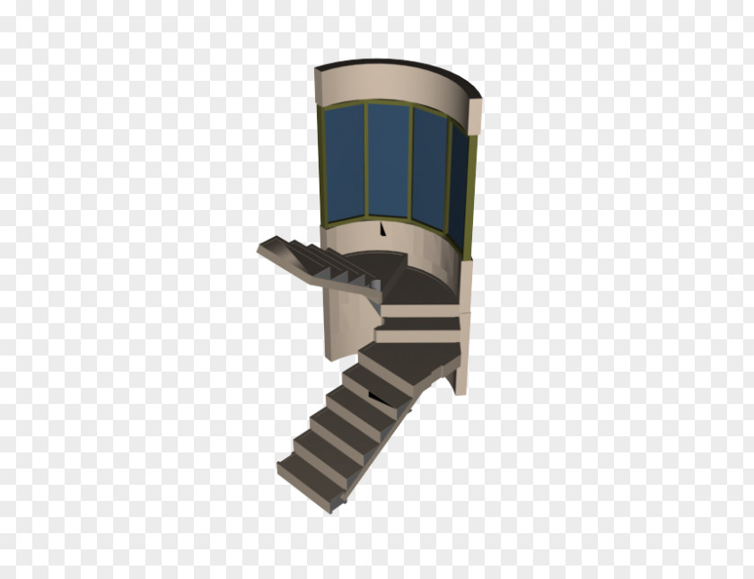 Staircase Model Angle PNG