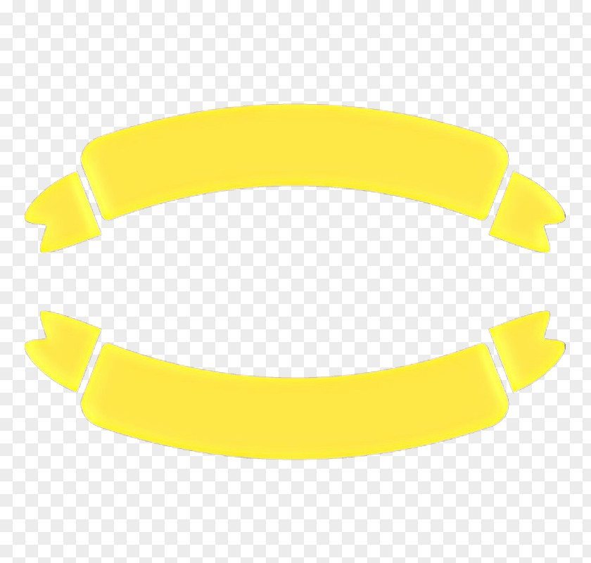 Yellow Circle Wristband PNG