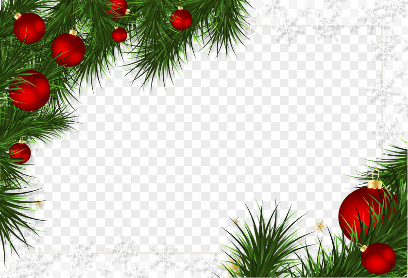 Christmas Clip Art Borders And Frames Decoration Picture Ornament PNG
