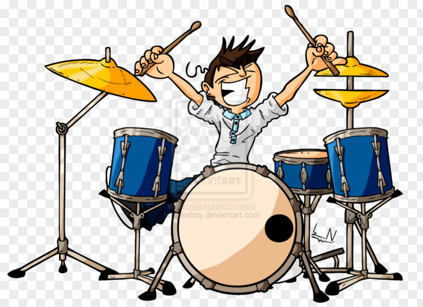 Drummer Animal Drums Cartoon PNG