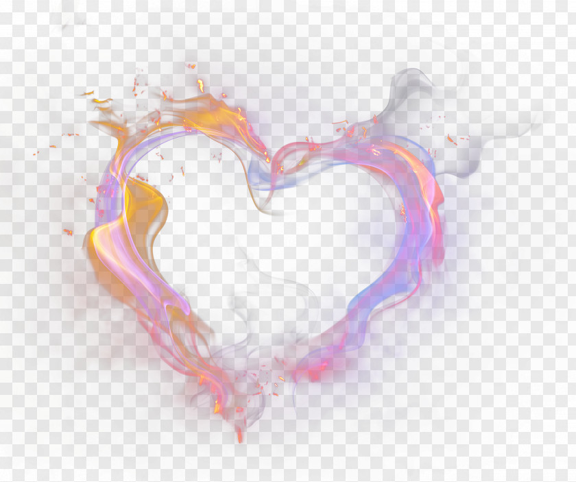 Graphic Design Heart PNG design , Cartoon color heart-shaped smoke decoration clipart PNG