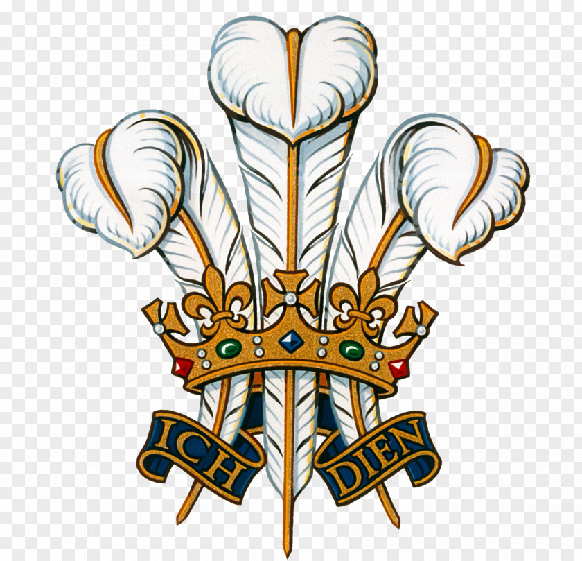 Prince Of Wales Wales's Feathers Coat Arms PNG