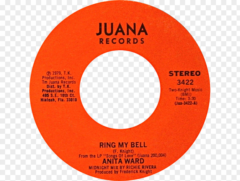 Red Label Ring My Bell Poster Phonograph Record TK Records Compact Disc PNG