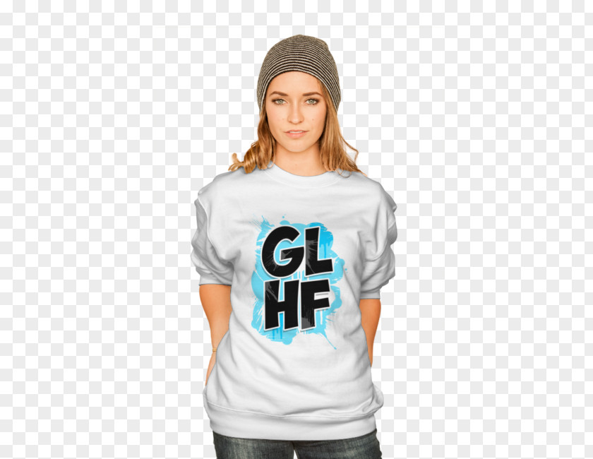 Text T-shirt Design Hoodie Sleeve Sweater PNG