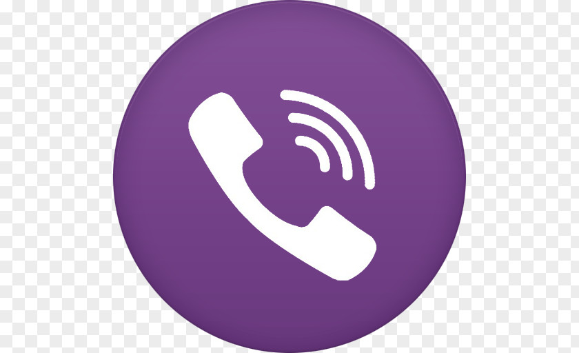 Viber Purple Symbol Violet Circle PNG