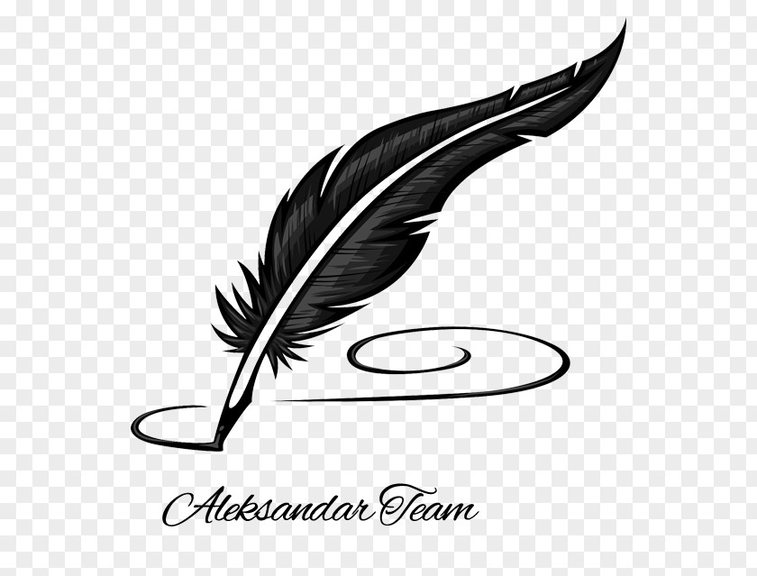 Writting Feather Clip Art Pens Quill Paper Openclipart PNG