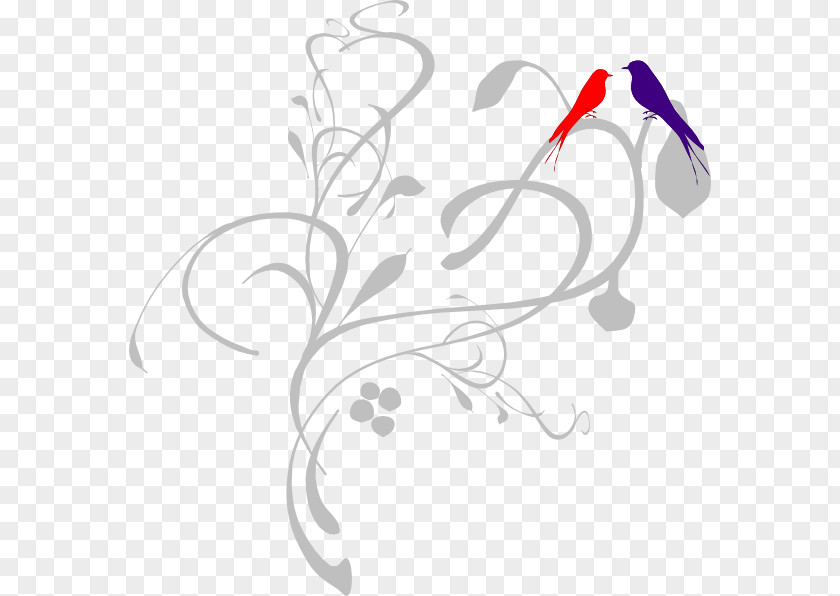 Birds And Flowers Funeral Clip Art PNG