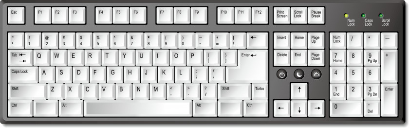 Decorative Keyboard Computer Download PNG