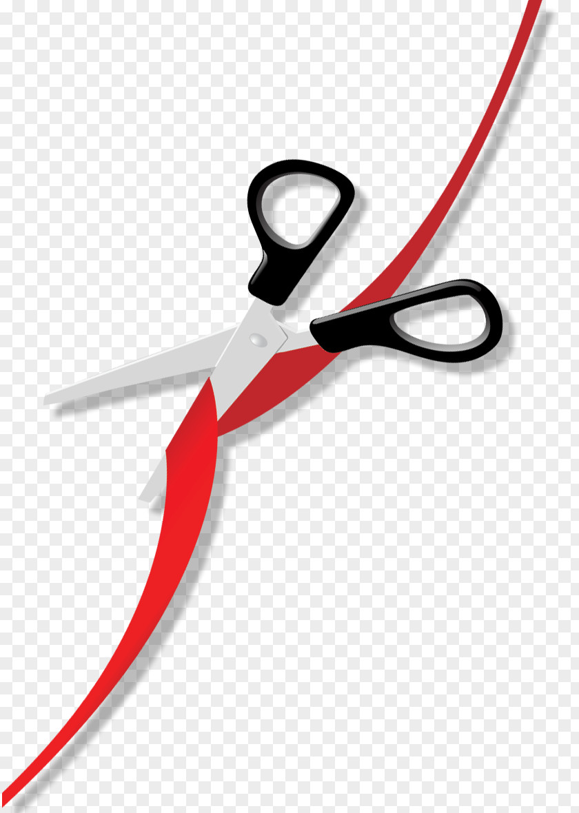 Doctor Scissors Opening Ceremony Ribbon Palm Harbor Black Death PNG