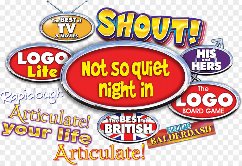 Quiet Night Drumond Park Shout! Logo Board Game Graphics PNG