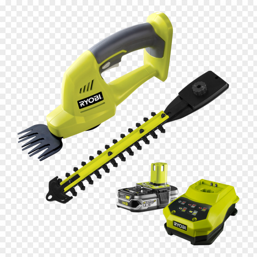 String Trimmer Hedge W/o Battery 18 V Ryobi One+ Cordless Tool PNG