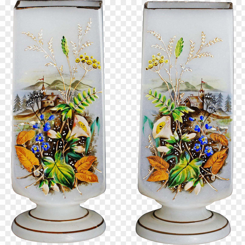 Vase Opaline Glass Murano Ceramic PNG