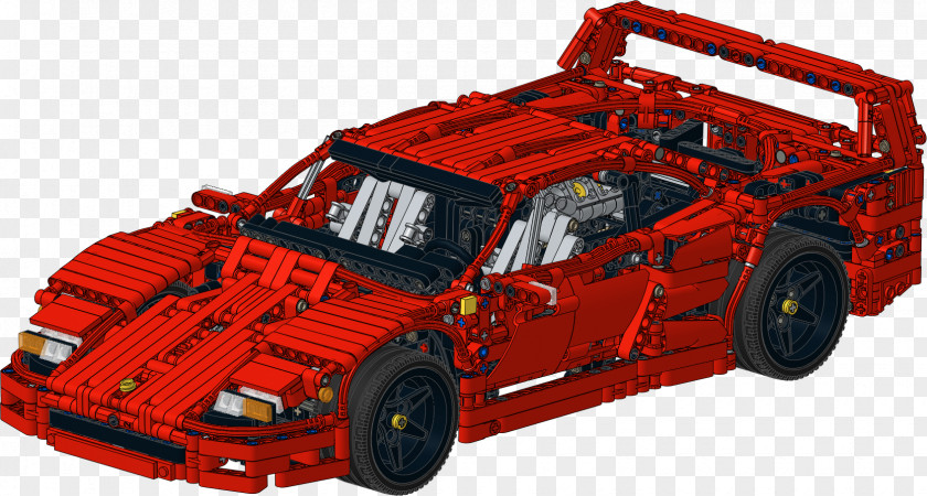 Ferrari F40 Car Lamborghini Aventador Lego Racers PNG